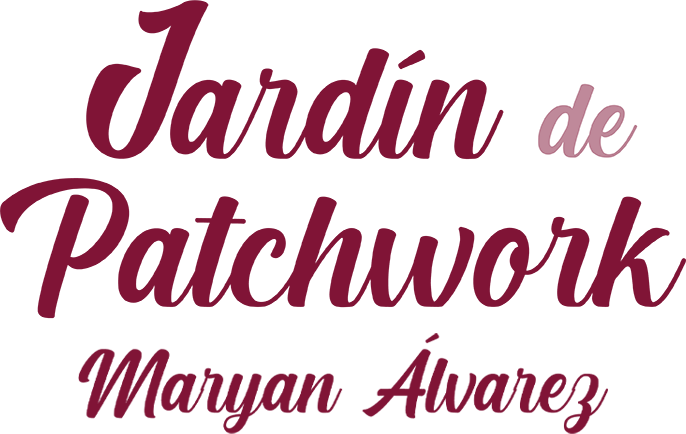 jardin de patchwork logo centrado mod