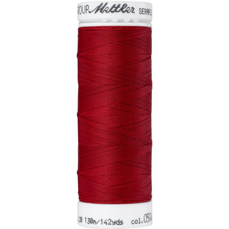 Hilo de coser Mettler Seraflex. 0504 Country Red.